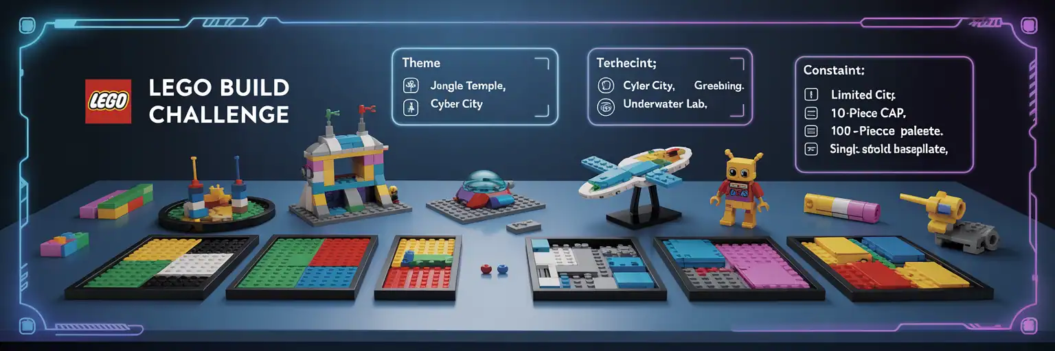 LEGO Build Challenge Generator header image