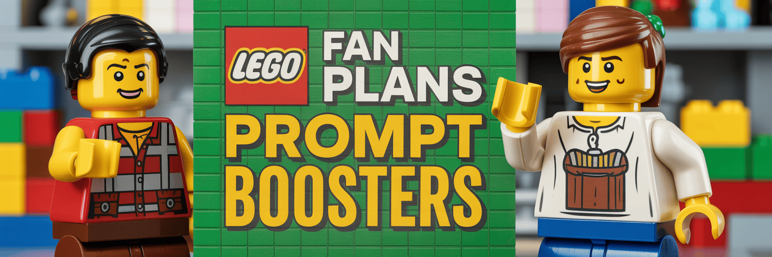 LEGO Prompt Boosters — Commands, parts planning, and export workflows