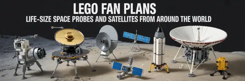 Life-Size Space Probes and Satellites — LEGO Fan Plans