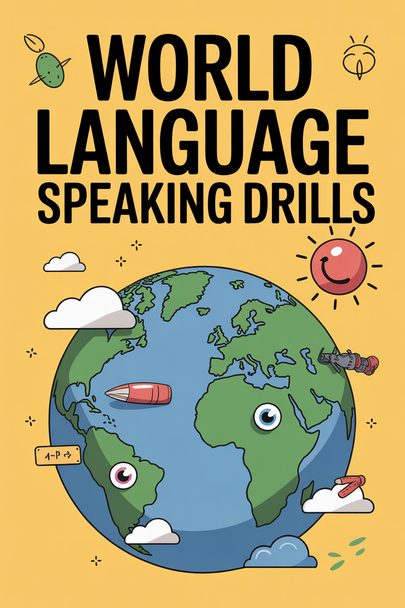 K–7th Grade World Language Speaking Drills Generator