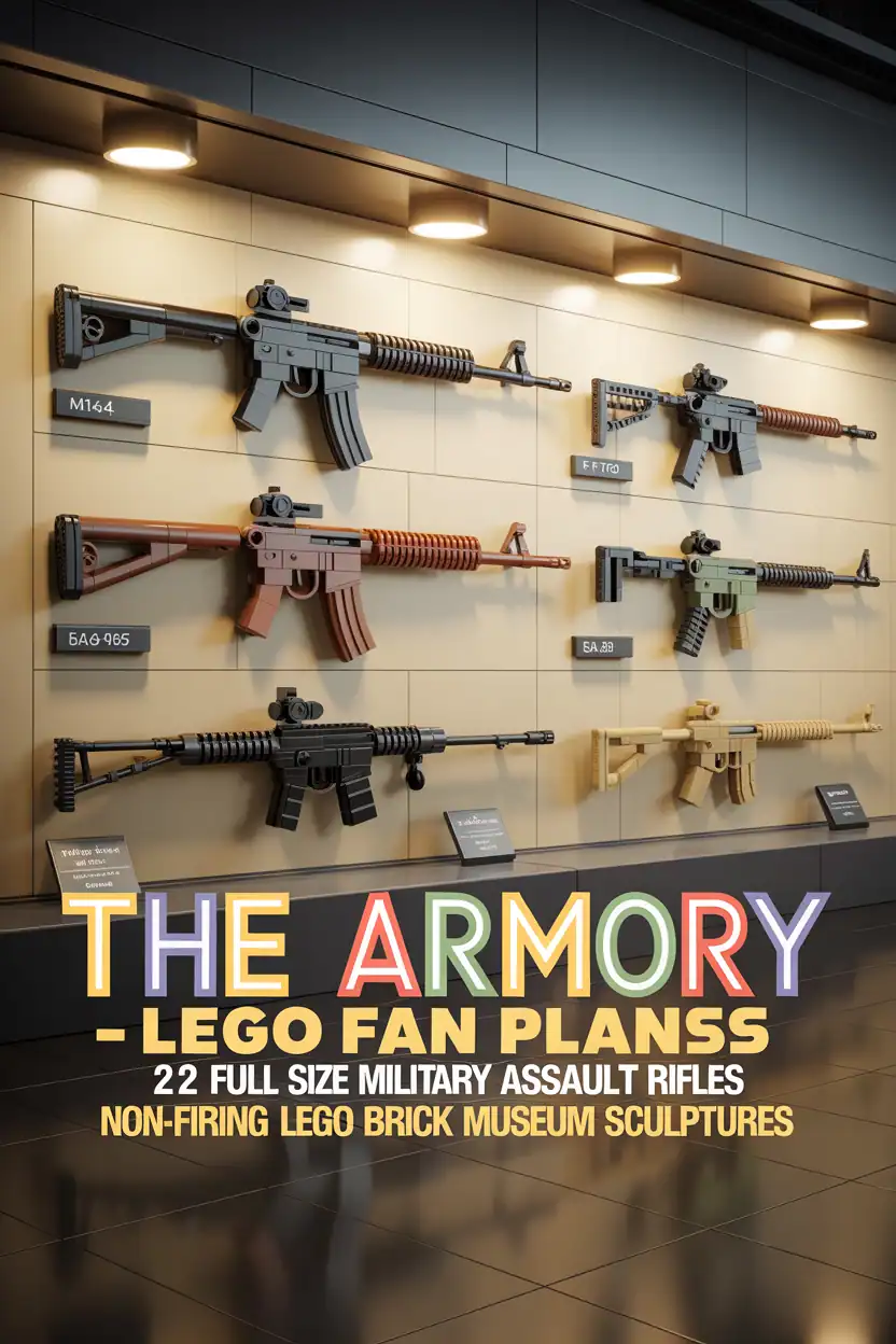 The Armory — Non-firing LEGO Brick Museum Sculptures