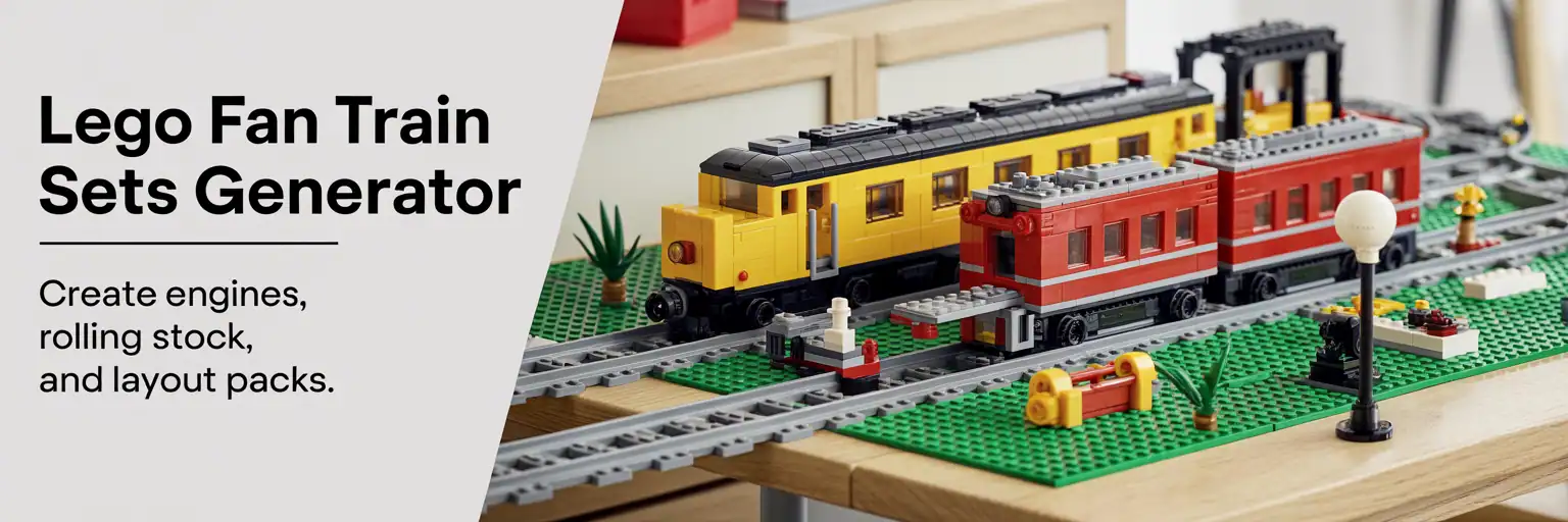 LEGO fan train generators gallery hub banner thumb
