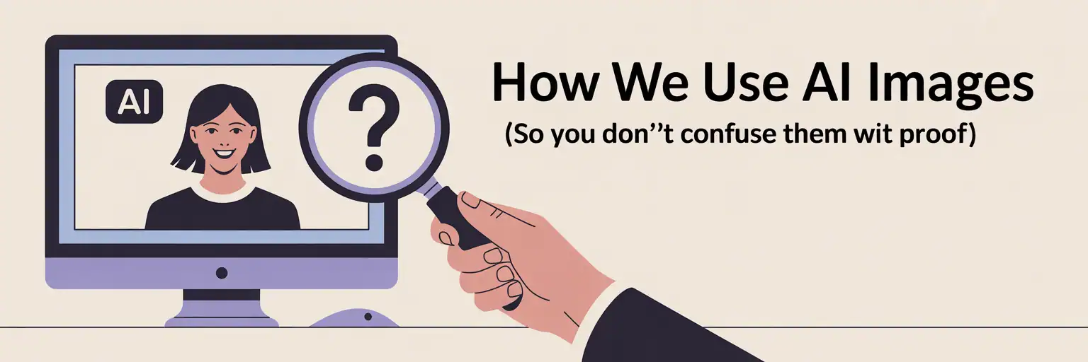 How we use AI images — TacoCat Real Build Technology