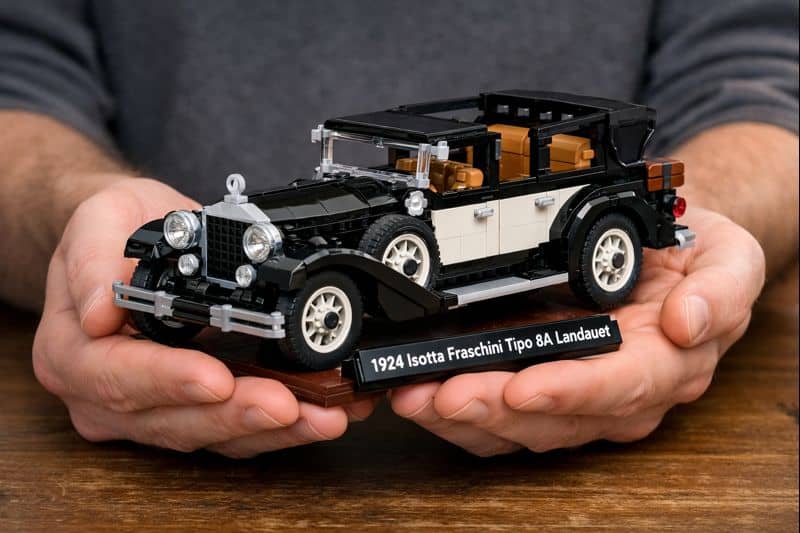 LEGO concept mockup — 1924 Renault 10CV Type MH 6×6 Sahara