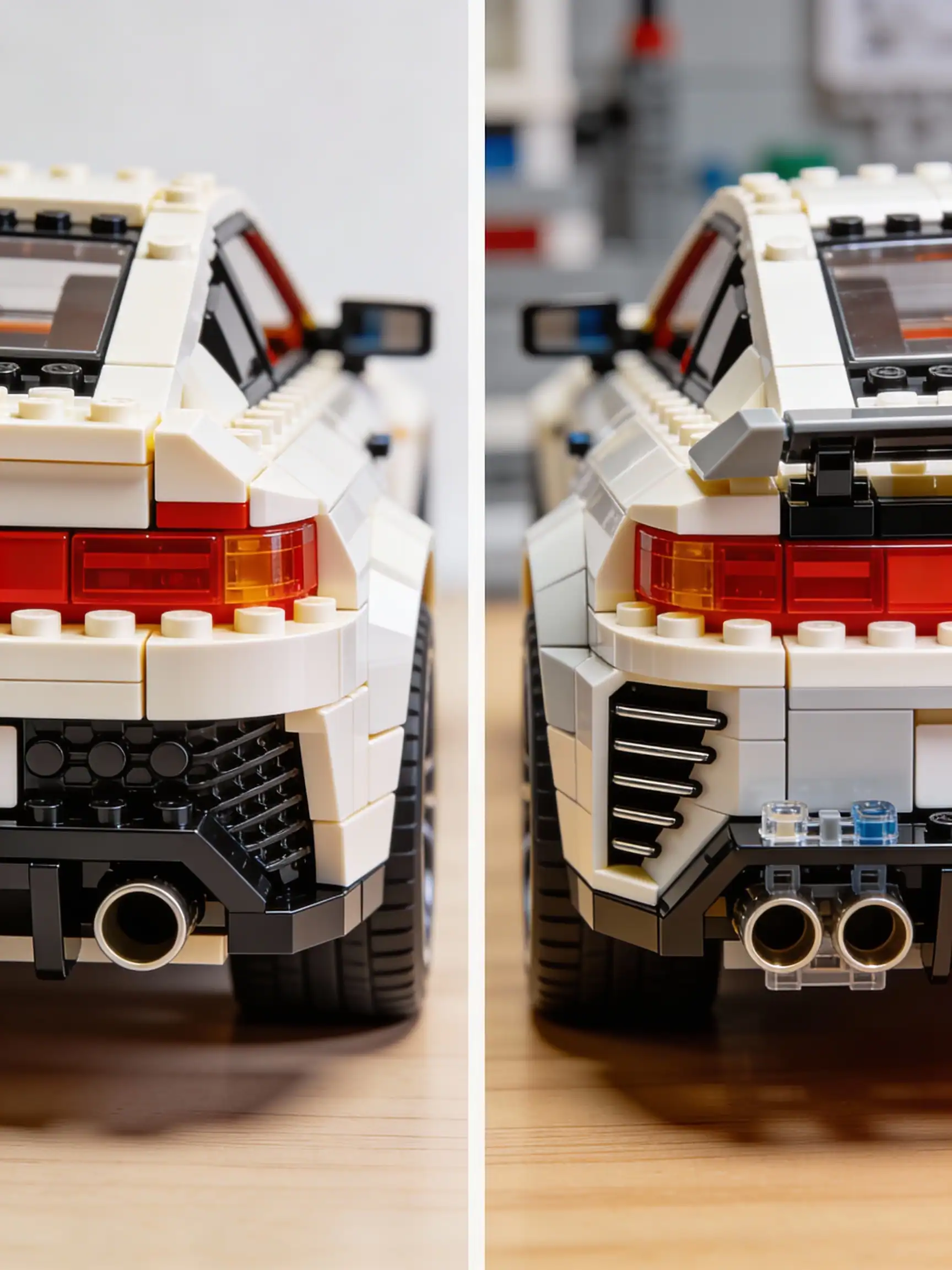 Hybrid comparison style image