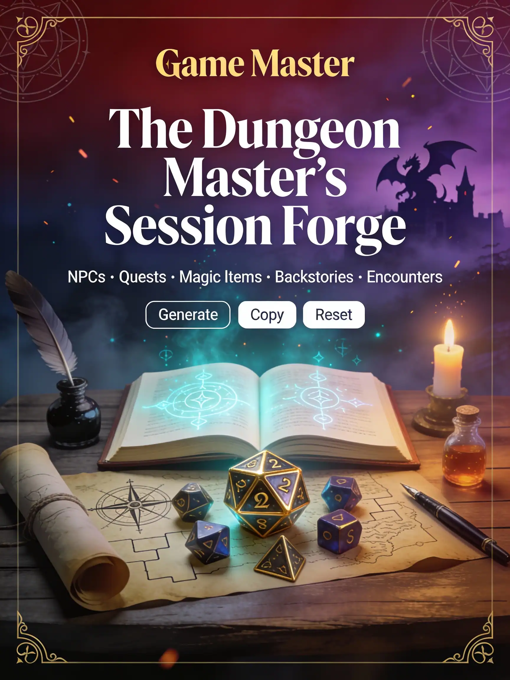 D&D session generator preview