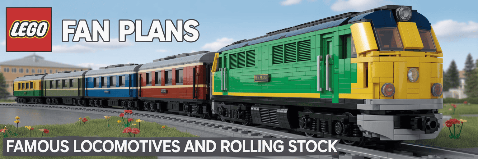 LEGO Train Banner