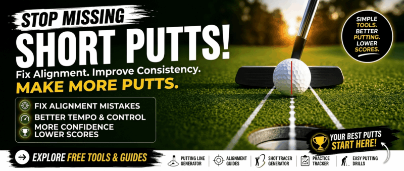 Free TacoCat golf putting tools banner